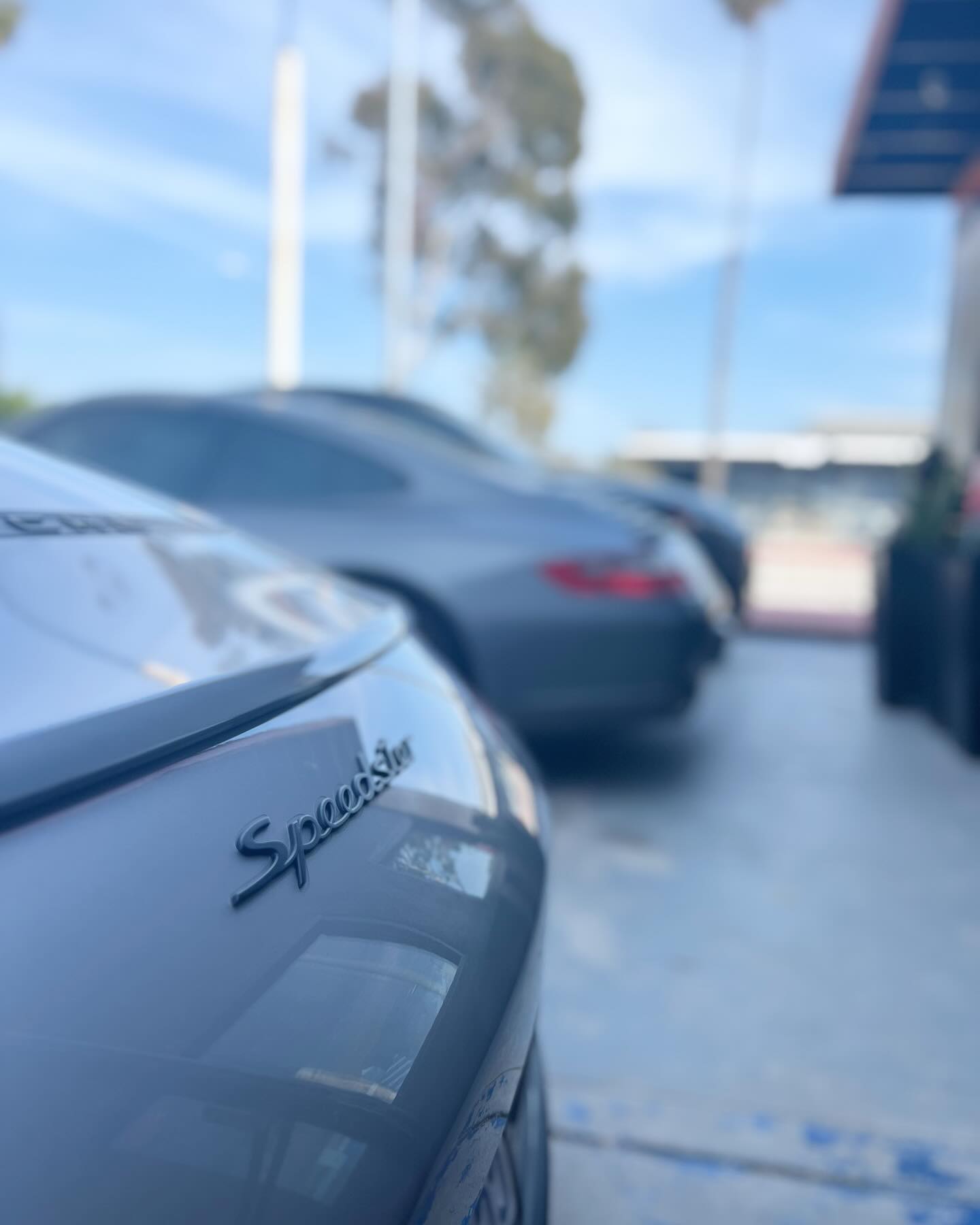 Speedster in for a routine service + check up. Ready to hit the road ??? #Porsche #PlayaVista #CulverCity